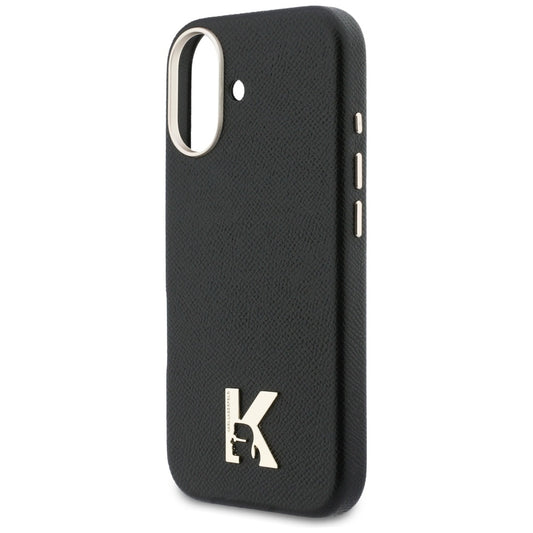 Capa MagSafe para Apple iPhone 17, Karl Lagerfeld, Logo Karl Head, Preta