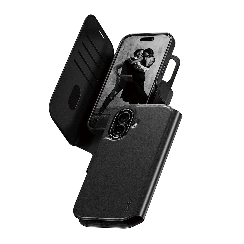 Capa MagSafe para Apple iPhone 17, PanzerGlass, Care Feature Tango Two-in-One, Preta