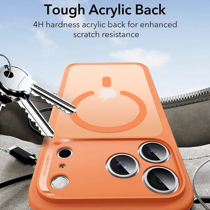 Capa MagSafe para Apple iPhone 17 Pro, ESR, Classic Hybrid, Laranja Acetinada