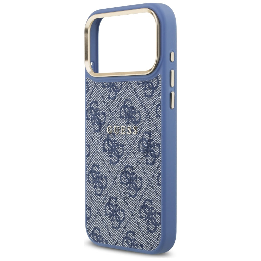 Capa MagSafe para Apple iPhone 17 Pro, Guess, 4G Classic, Azul