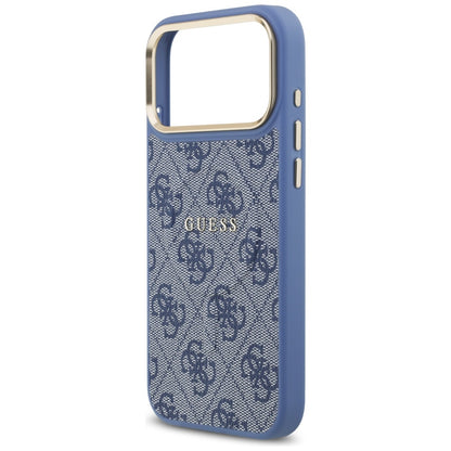 Capa MagSafe para Apple iPhone 17 Pro, Guess, 4G Classic, Azul