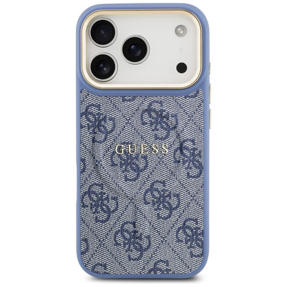 Capa MagSafe para Apple iPhone 17 Pro, Guess, 4G Classic, Azul