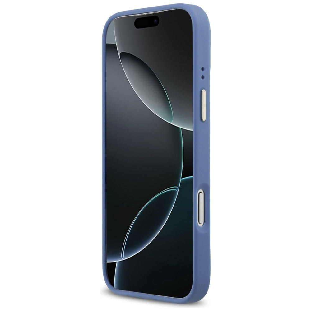 Capa MagSafe para Apple iPhone 17 Pro, Guess, 4G Classic, Azul