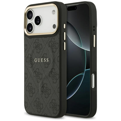 Capa MagSafe para Apple iPhone 17 Pro, Guess, 4G Classic, Preta