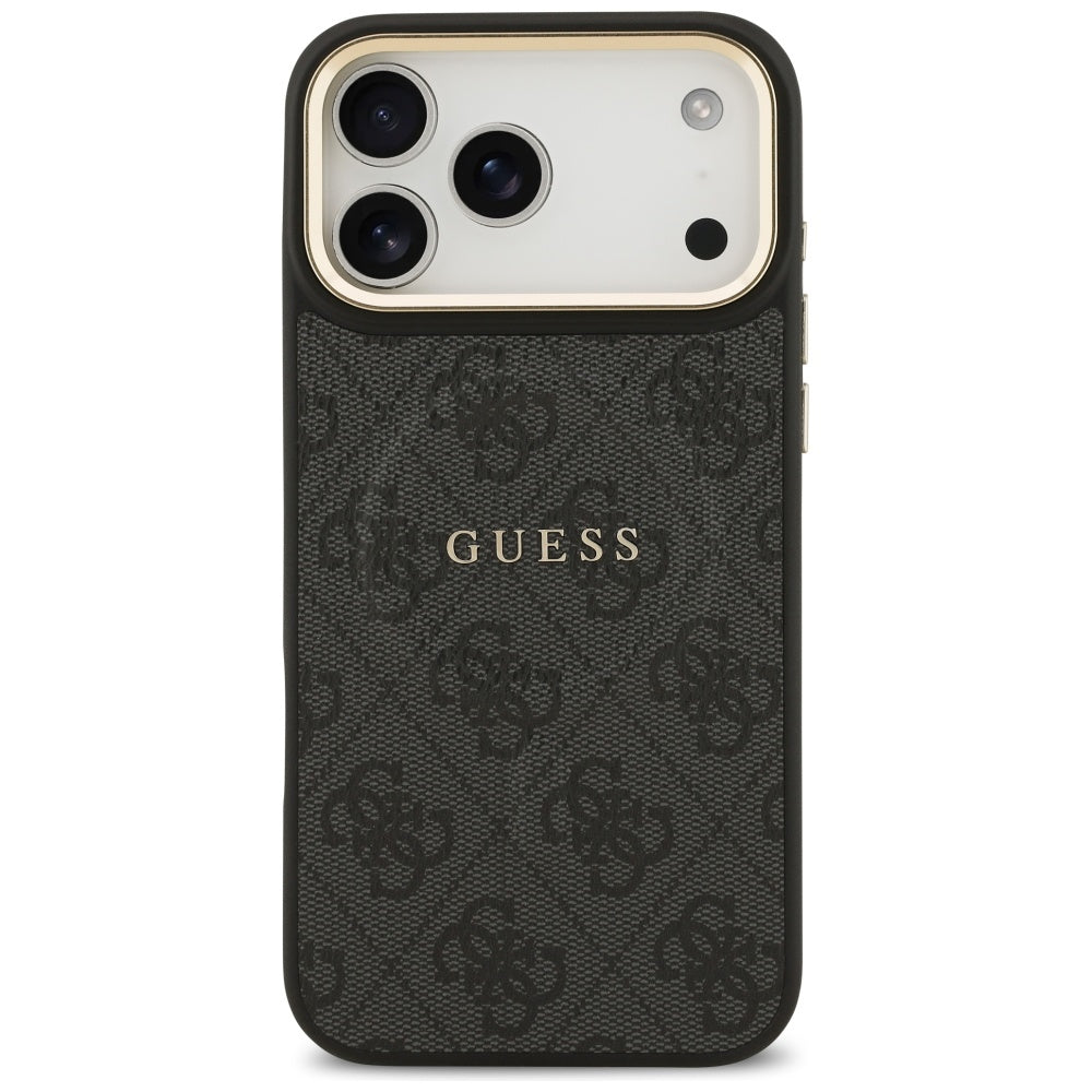 Capa MagSafe para Apple iPhone 17 Pro, Guess, 4G Classic, Preta