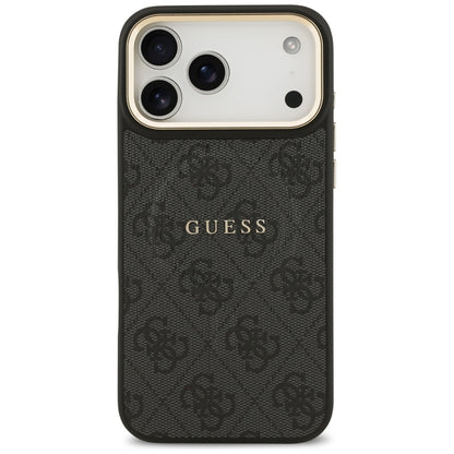 Capa MagSafe para Apple iPhone 17 Pro, Guess, 4G Classic, Preta
