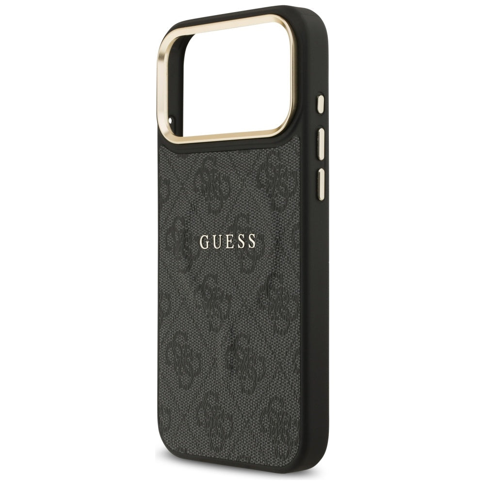Capa MagSafe para Apple iPhone 17 Pro, Guess, 4G Classic, Preta