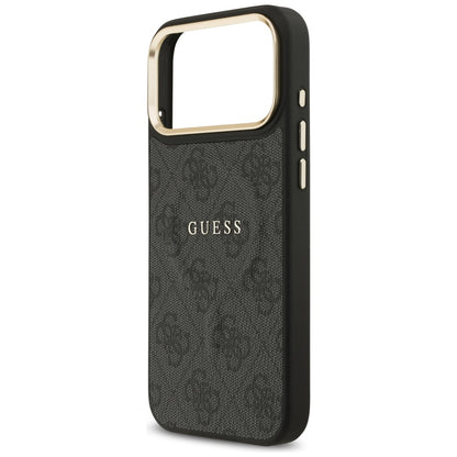Capa MagSafe para Apple iPhone 17 Pro, Guess, 4G Classic, Preta