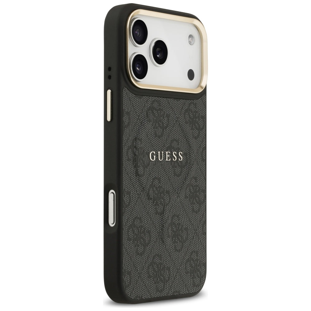 Capa MagSafe para Apple iPhone 17 Pro, Guess, 4G Classic, Preta