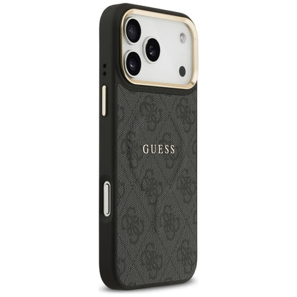 Capa MagSafe para Apple iPhone 17 Pro, Guess, 4G Classic, Preta
