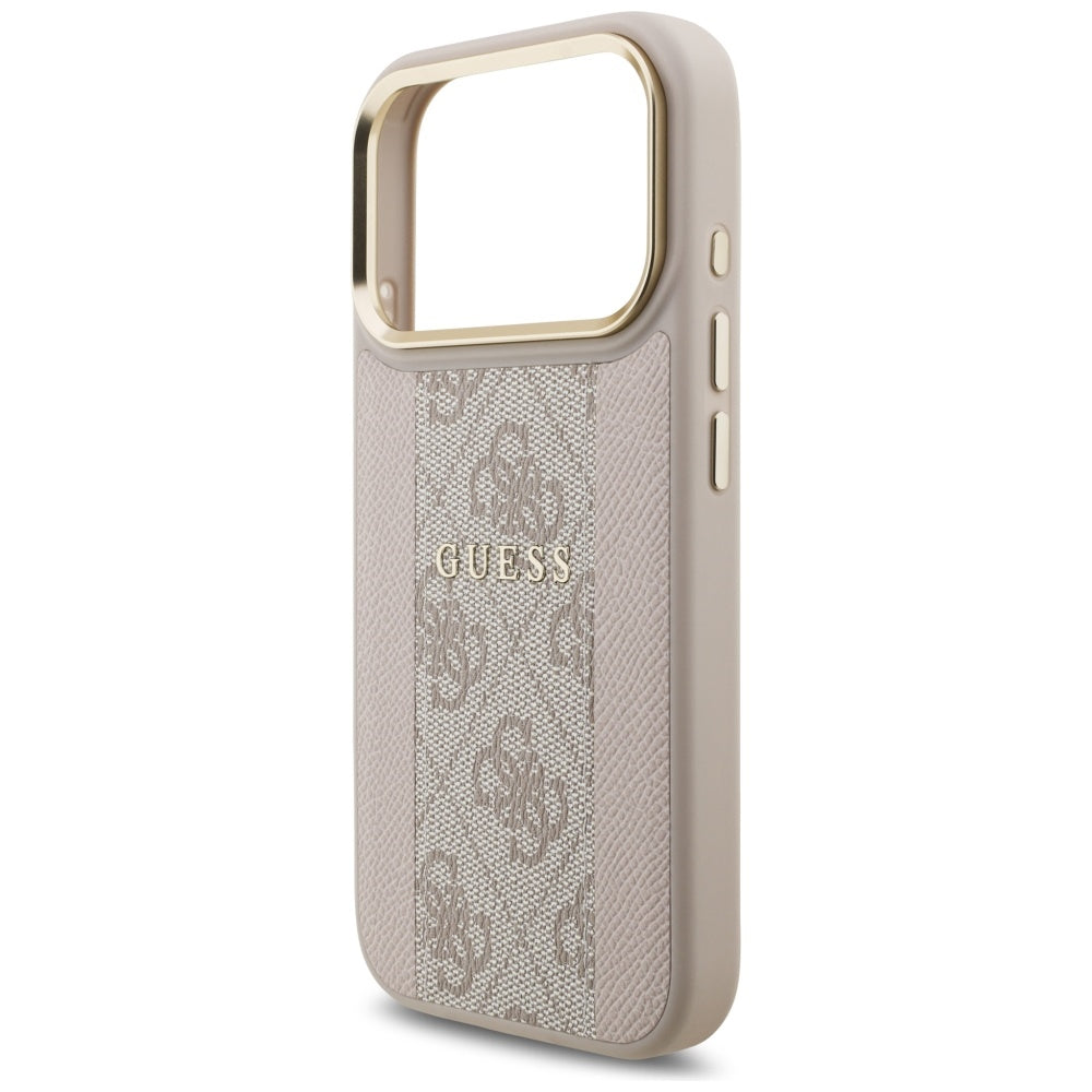 MagSafe Case for Apple iPhone 17 Pro, Guess, 4G Stripe, Pink