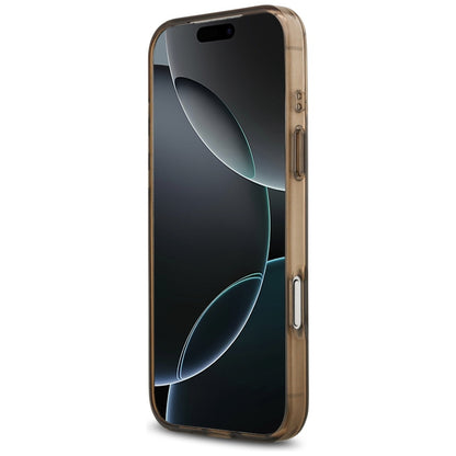 MagSafe Case for Apple iPhone 17 Pro, Guess, IML 4G Background, Brown