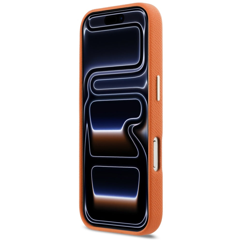 Capa MagSafe para Apple iPhone 17 Pro, Karl Lagerfeld, Logo Karl Head, Laranja