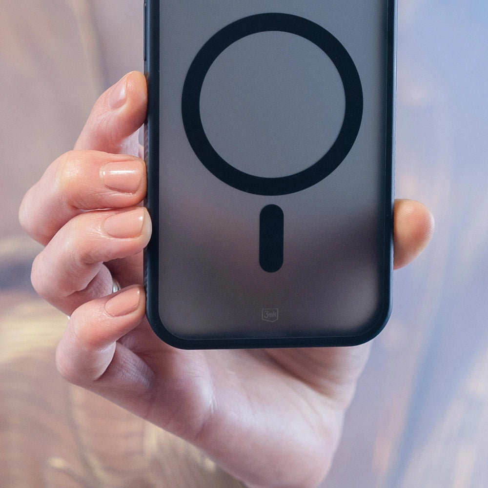 Capa MagSafe para Apple iPhone 17 Pro Max, 3MK, Smoke MagCase, Preta