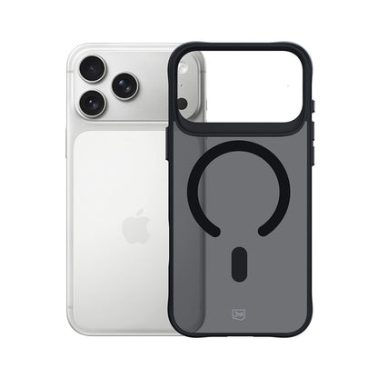 Capa MagSafe para Apple iPhone 17 Pro Max, 3MK, Smoke MagCase, Preta