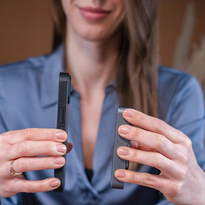 Capa MagSafe para Apple iPhone 17 Pro Max, 3MK, Smoke MagCase, Preta