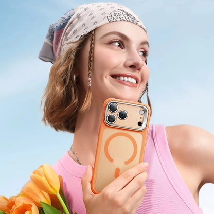 Capa MagSafe para Apple iPhone 17 Pro Max, ESR, Classic Hybrid Kickstand, Laranja Acetinado