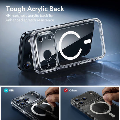 Capa MagSafe para Apple iPhone 17 Pro Max, ESR, Classic Hybrid com Protetor de Tela, Transparente