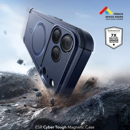 Capa MagSafe para Apple iPhone 17 Pro Max, ESR, Cyber, Azul