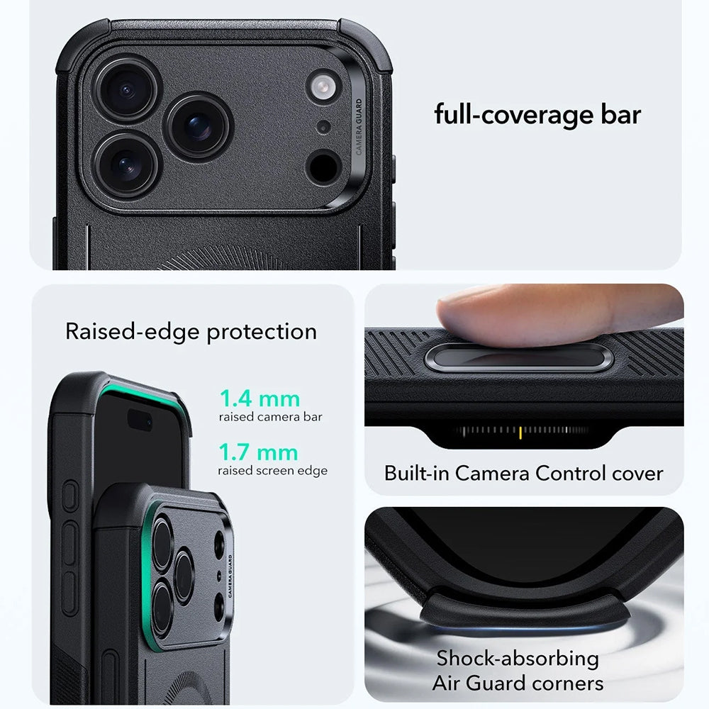 Capa MagSafe para Apple iPhone 17 Pro Max, ESR, Cyber, Preta