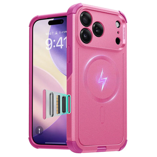 Capa MagSafe para Apple iPhone 17 Pro Max, ESR, Cyber, Rosa