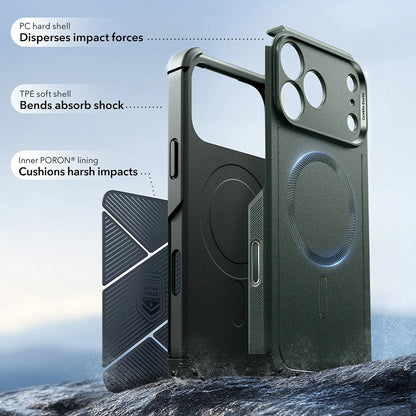 Capa MagSafe para Apple iPhone 17 Pro Max, ESR, Cyber, Verde