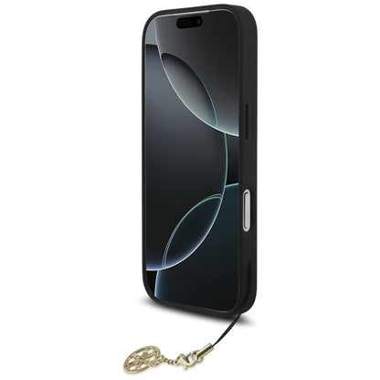 Capa MagSafe para Apple iPhone 17 Pro Max, Guess, 4G Charm Cradle, Preta