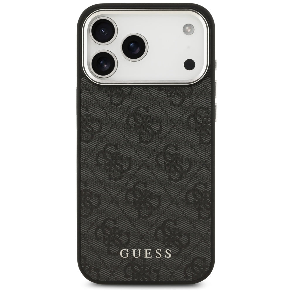 Capa MagSafe para Apple iPhone 17 Pro Max, Guess, 4G Classic Logo, Preta