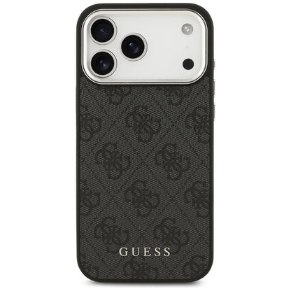 Capa MagSafe para Apple iPhone 17 Pro Max, Guess, 4G Classic Logo, Preta