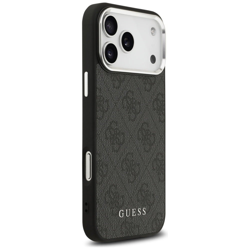 Capa MagSafe para Apple iPhone 17 Pro Max, Guess, 4G Classic Logo, Preta