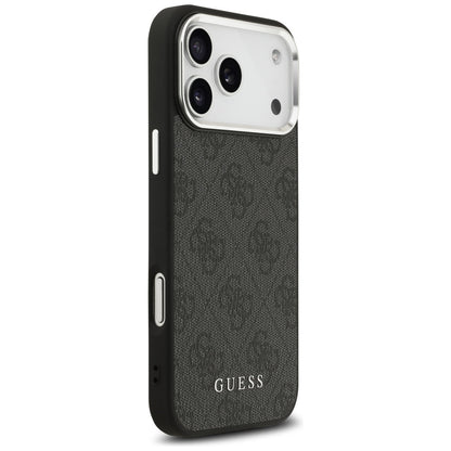 Capa MagSafe para Apple iPhone 17 Pro Max, Guess, 4G Classic Logo, Preta