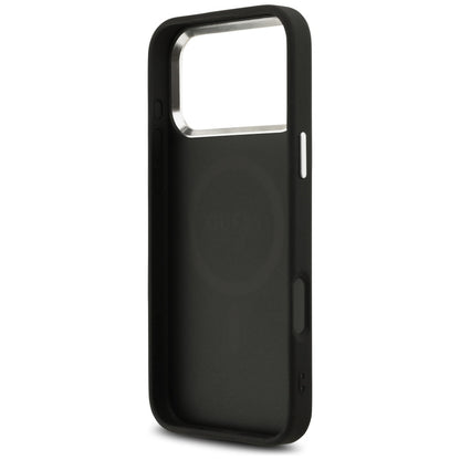 Capa MagSafe para Apple iPhone 17 Pro Max, Guess, 4G Classic Logo, Preta