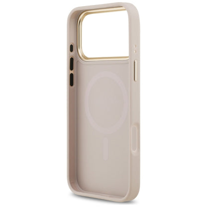 Capa MagSafe para Apple iPhone 17 Pro Max, Guess, 4G Stripe, Rosa