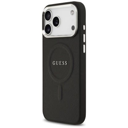 Capa MagSafe para Apple iPhone 17 Pro Max, Guess, Classic Logo, Preta