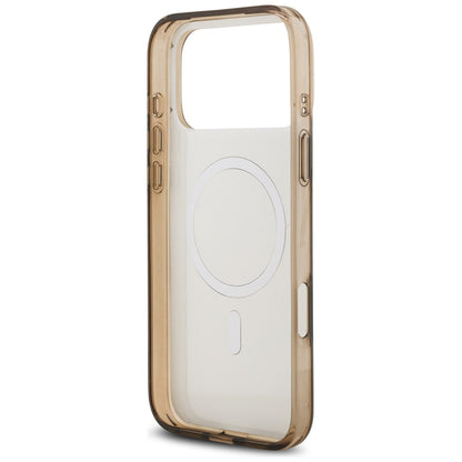 MagSafe Case for Apple iPhone 17 Pro Max, Guess, IML 4G Background, Brown