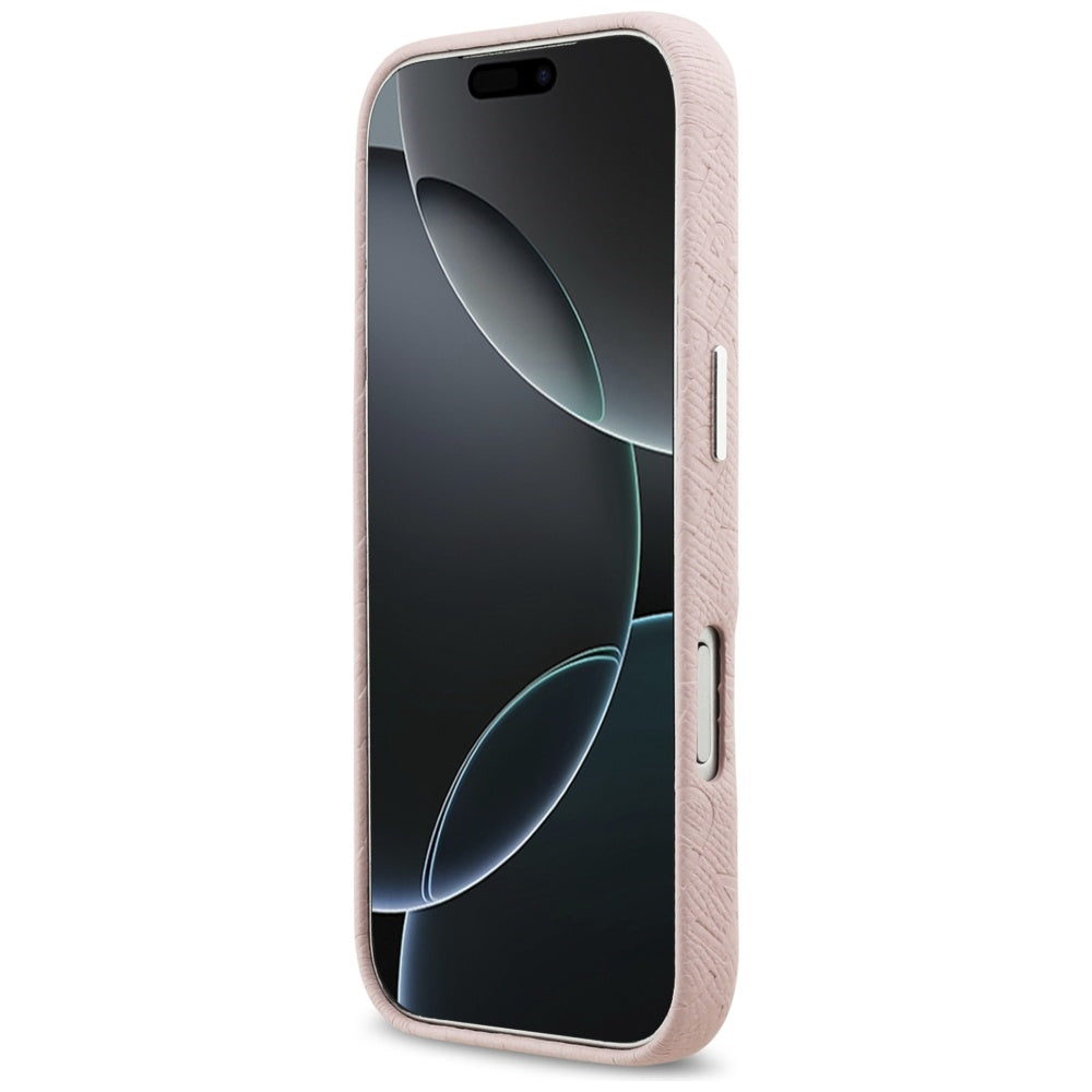 MagSafe Case for Apple iPhone 17 Pro Max, Karl Lagerfeld, FW Stamped Karl, Pink