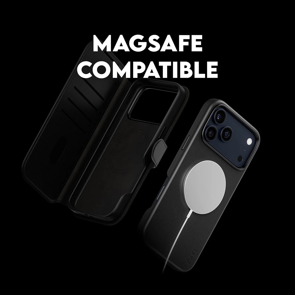Capa MagSafe para Apple iPhone 17 Pro Max, PanzerGlass, Care Feature Tango Two-in-One, Preta