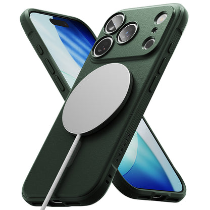 Capa MagSafe para Apple iPhone 17 Pro Max, Ringke, Onyx, Verde Escuro