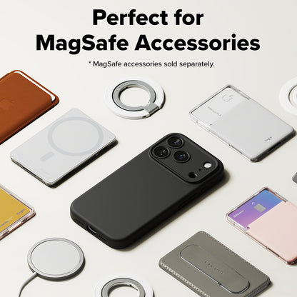 Capa MagSafe para Apple iPhone 17 Pro Max, Ringke, Silicone, Preta