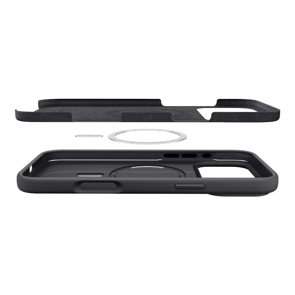 Capa MagSafe para Apple iPhone 17 Pro Max, Spigen, Silicone Fit, Preta