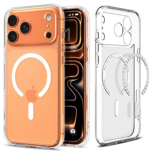 Capa MagSafe para Apple iPhone 17 Pro Max, Spigen, Ultra Hybrid, Branco Acetinado