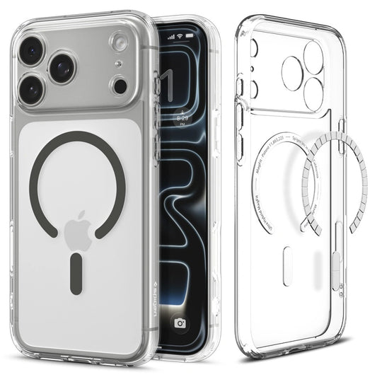 Capa MagSafe para Apple iPhone 17 Pro Max, Spigen, Ultra Hybrid, Cinza