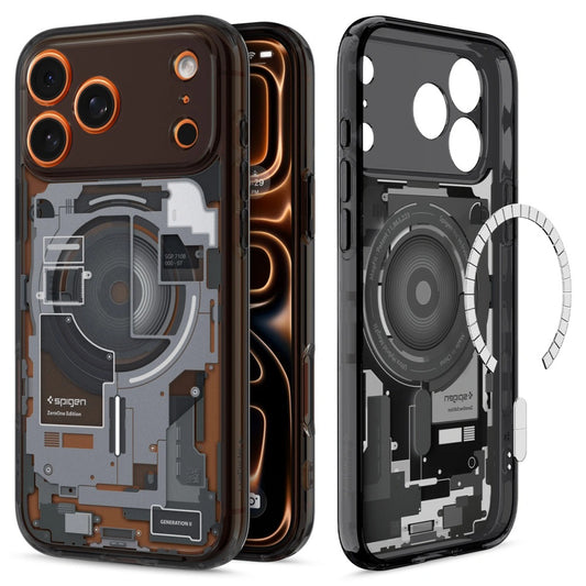 Capa MagSafe para Apple iPhone 17 Pro Max, Spigen, Ultra Hybrid Zero One, Preta