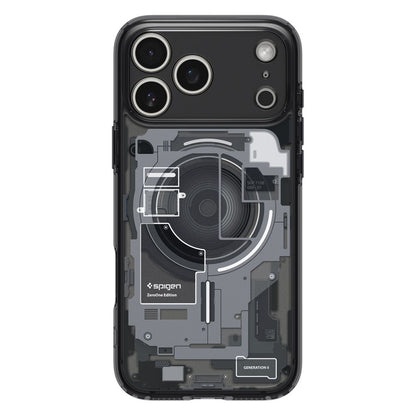 Capa MagSafe para Apple iPhone 17 Pro Max, Spigen, Ultra Hybrid Zero One, Preta