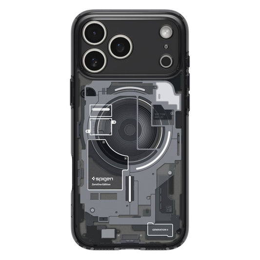 Capa MagSafe para Apple iPhone 17 Pro Max, Spigen, Ultra Hybrid Zero One, Preta