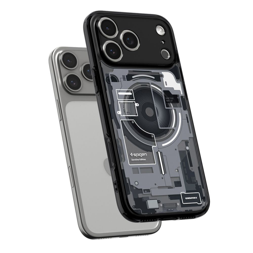 Capa MagSafe para Apple iPhone 17 Pro Max, Spigen, Ultra Hybrid Zero One, Preta
