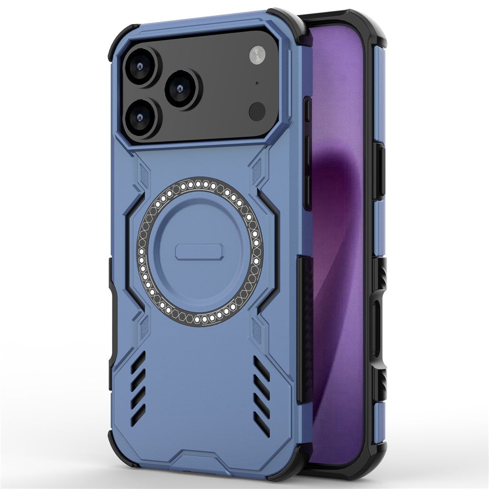 Capa MagSafe para Apple iPhone 17 Pro Max, Techsuit, ArmorMag, Azul