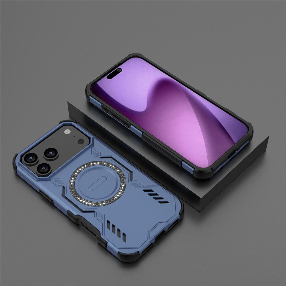 Capa MagSafe para Apple iPhone 17 Pro Max, Techsuit, ArmorMag, Azul