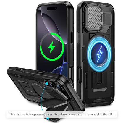 Capa MagSafe para Apple iPhone 17 Pro Max, Techsuit, CamVault, Preta