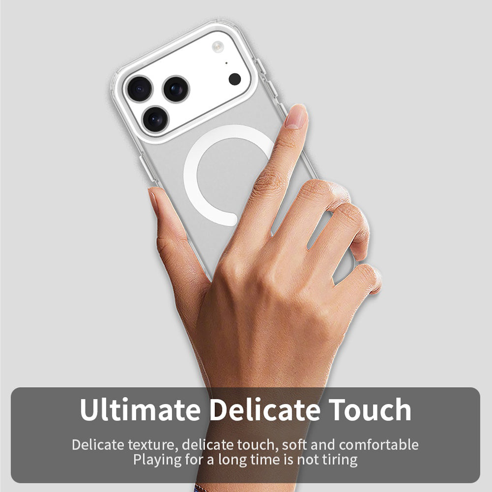 Capa MagSafe para Apple iPhone 17 Pro Max, Techsuit, CandyCase, Branca